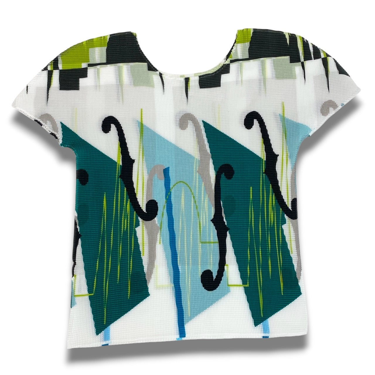 Ac2 ME ISSEY MIYAKE ミーバイ イッセイミヤケ プリーツシャツ Tシャツ カットソー フリー マルチカラー レディース トップスk02i