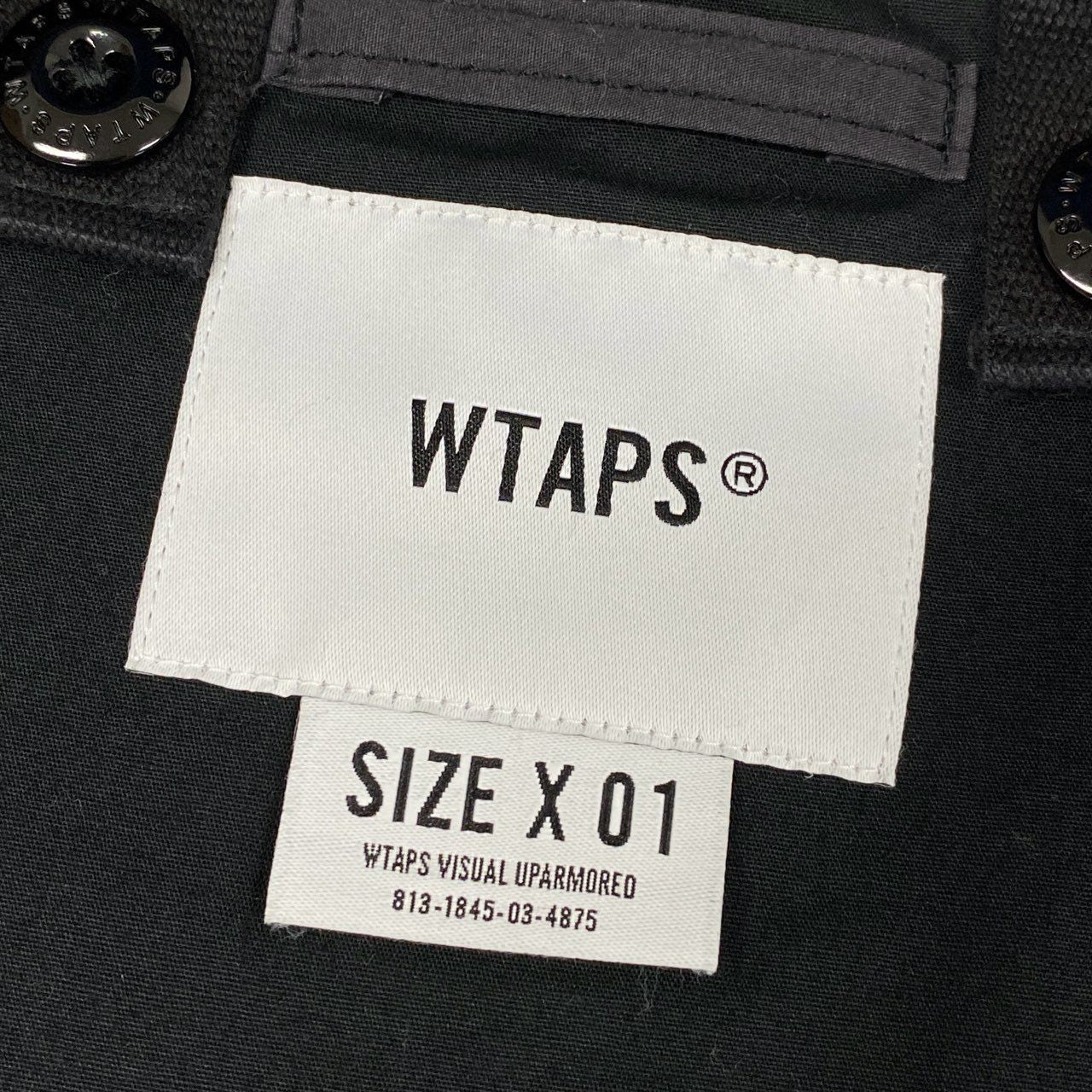 49L9 WTAPS ダブルタップス 20SS ミリタリージャケット コート フィッシュテール 201WVDT-JKM01 01サイズ ダークグレー系 メンズo07t