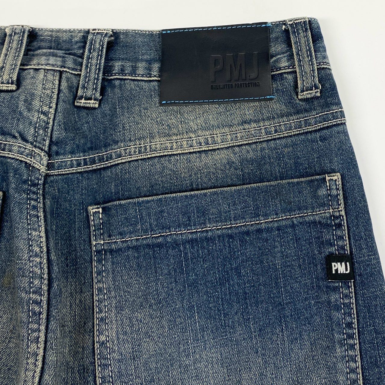 83i29 《美品》PMJ プロモジーンズ  バイク デニム パンツ プロテクター付き バイク用デニム 30サイズ インディゴ メンズo07t
