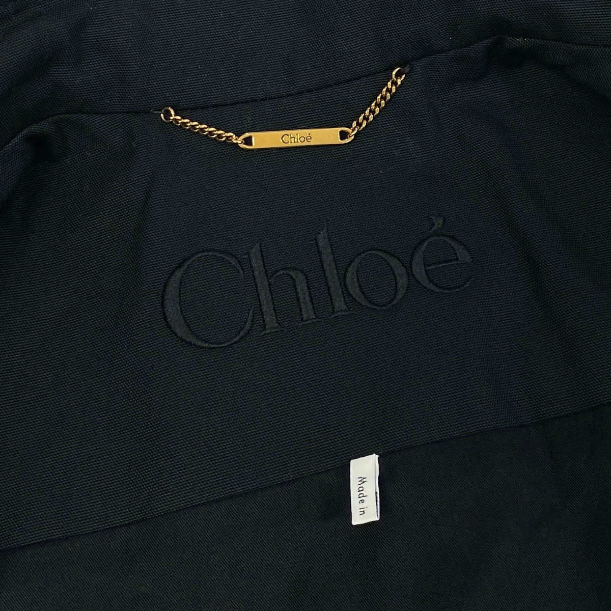 Ee25 Chloé クロエ バルーンスリーブ ブルゾン 2025 ランウェイ  サイズ34 ブラック シェミナ カマリ パフスリーブ ギャザージャケットk02i