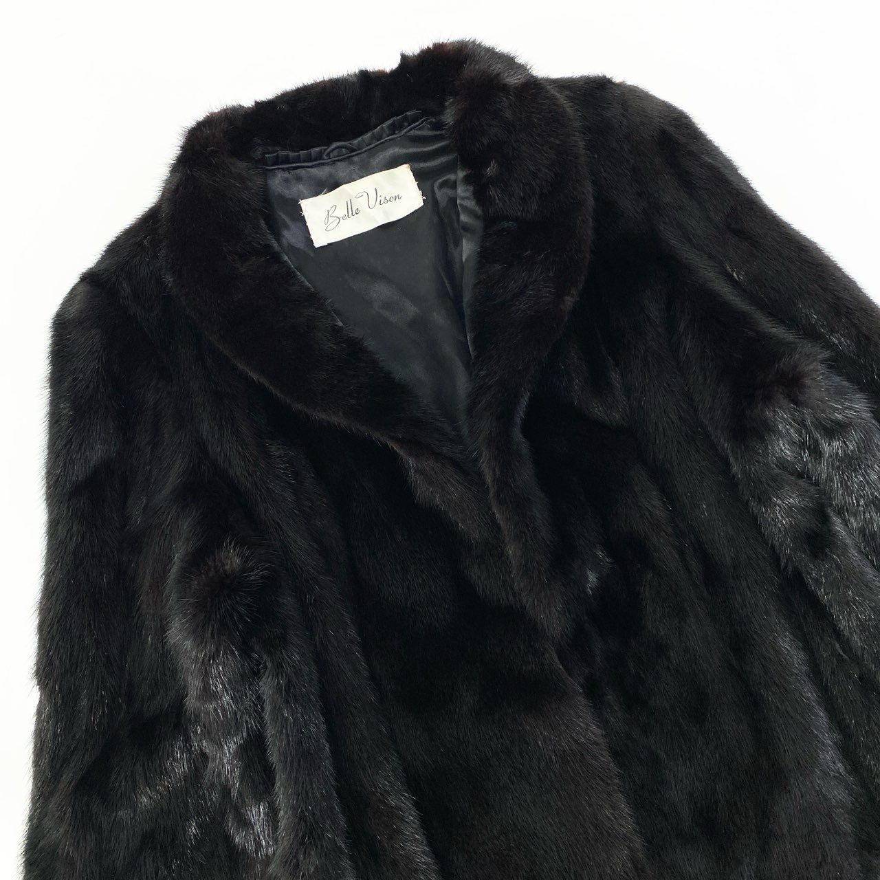 35a15 SAGA MINK サガミンク 銀サガ マホガニーミンク ロングコート サイズF ダークブラウン 最高級本毛皮 Mink Fur Coatt18r