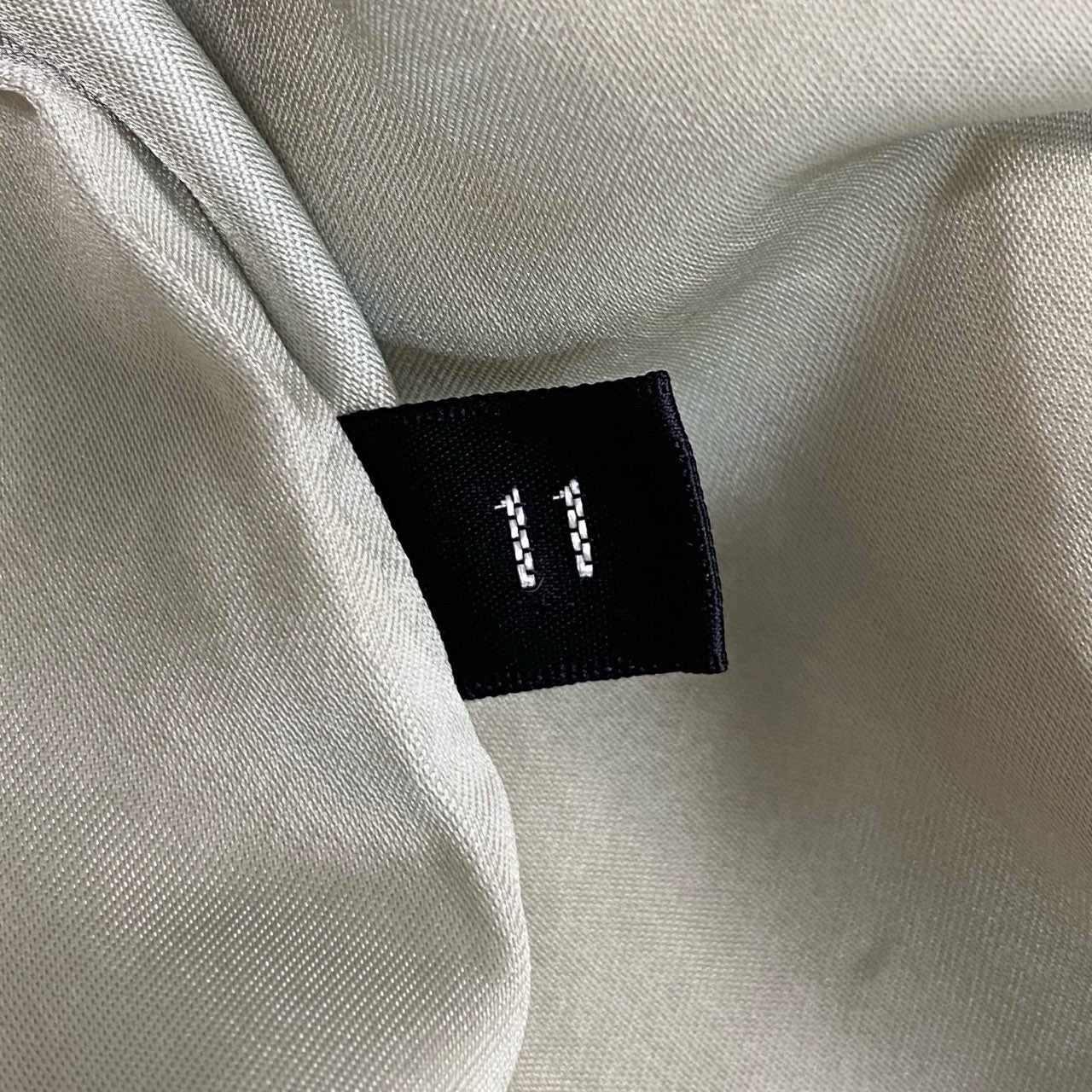 77L10 Lupian Furs サファイアミンク ファーコート サイズ11号 シルバーグレー 本毛皮 MINK FUR ポケット有t18r