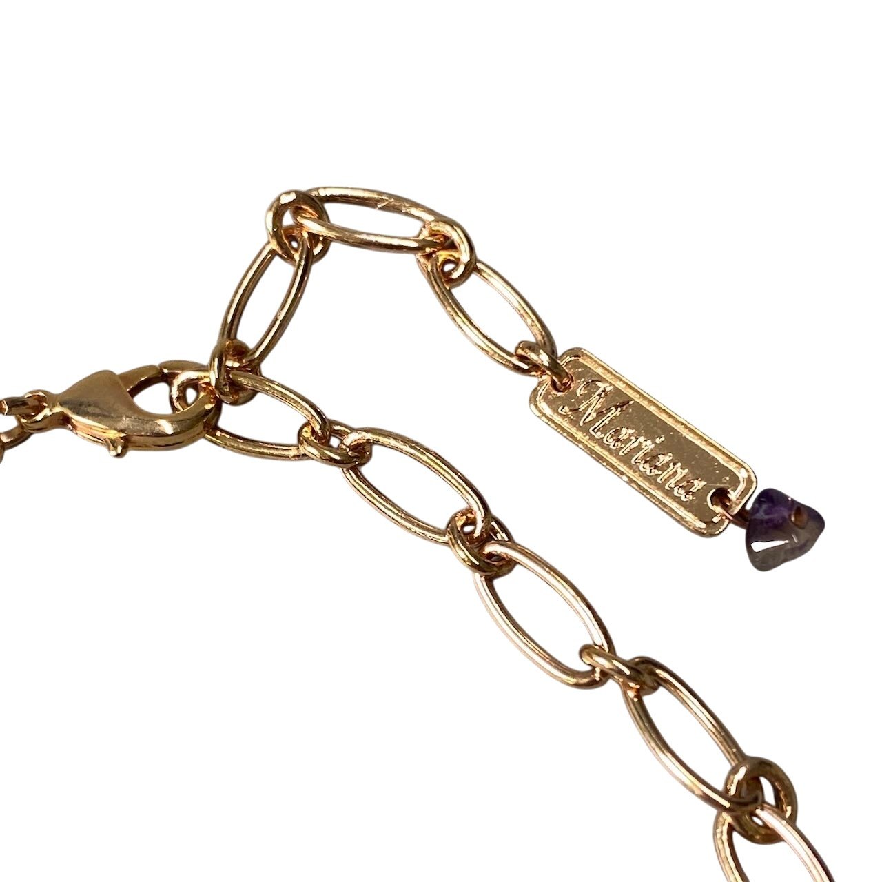 h11 16 《美品》 Mariana マリアナ 天然石 × クリスタル ビジュー レッド アクセサリー ジュエリー アンティークt18r