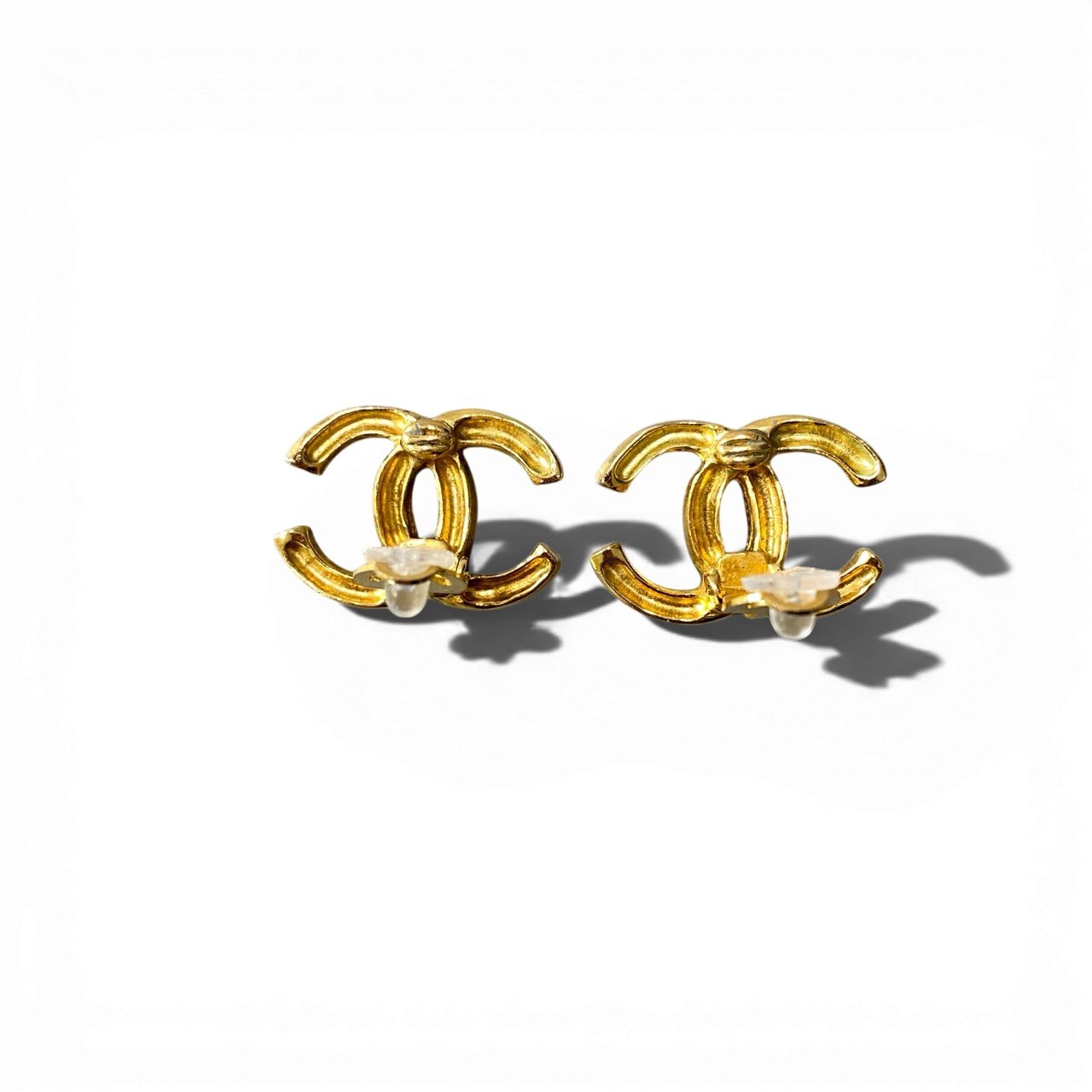 b5〇 Vintage Chanel Coco Mark earringt a1