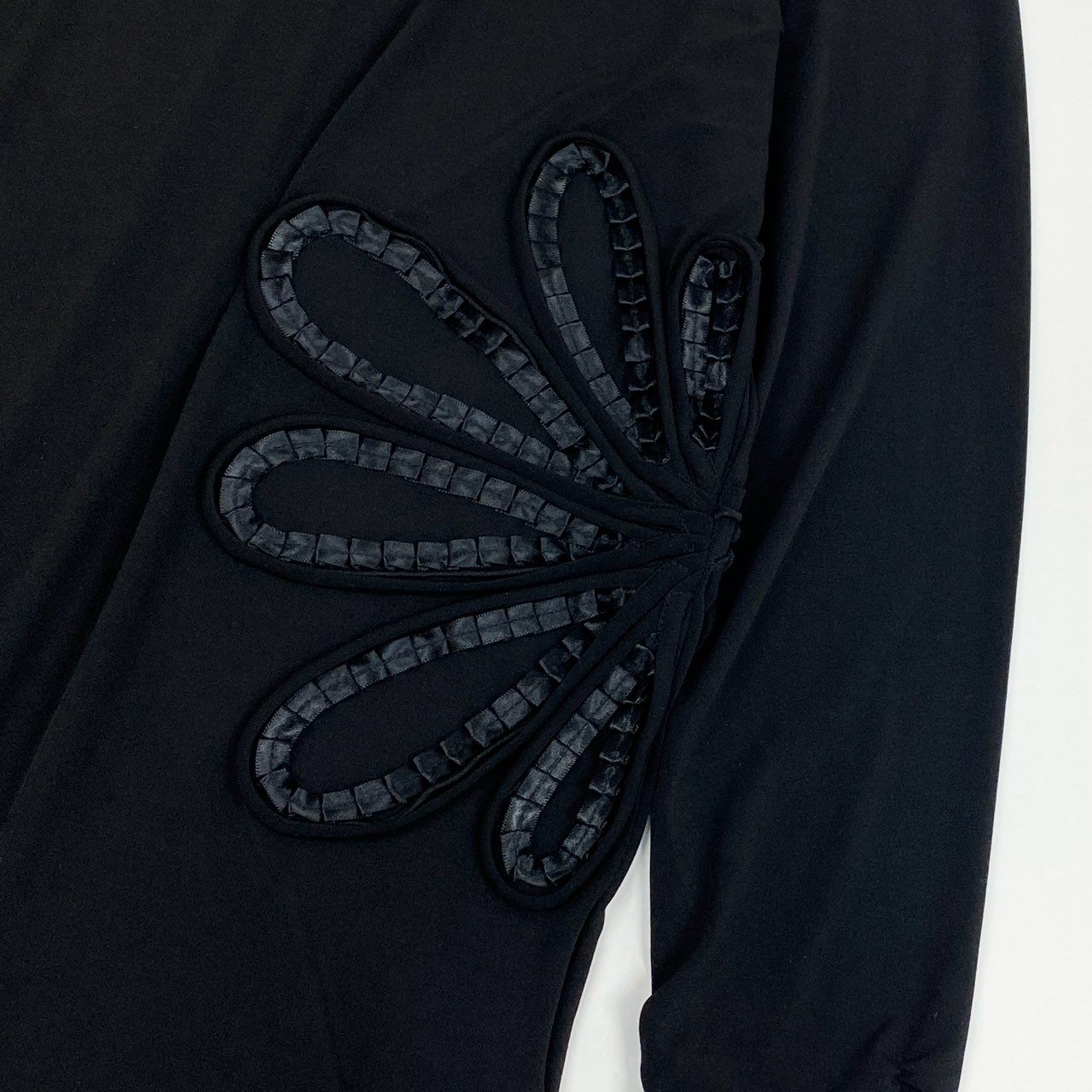 50b27 HIROKO BIS ヒロコビス ヒロココシノ チュニックワンピース アシンメトリーデザイン 長袖 レディース 女性服 13AB ブラックu02t