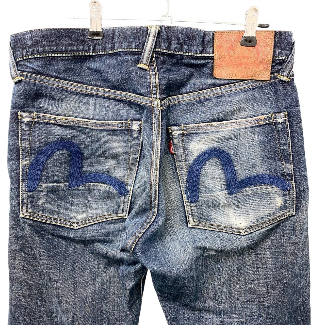 5c6 EVISU エヴィス No.2 カモメ デニムパンツ サイズ32 インディゴ ブルー ジーンズ DENIM PANTSt18r