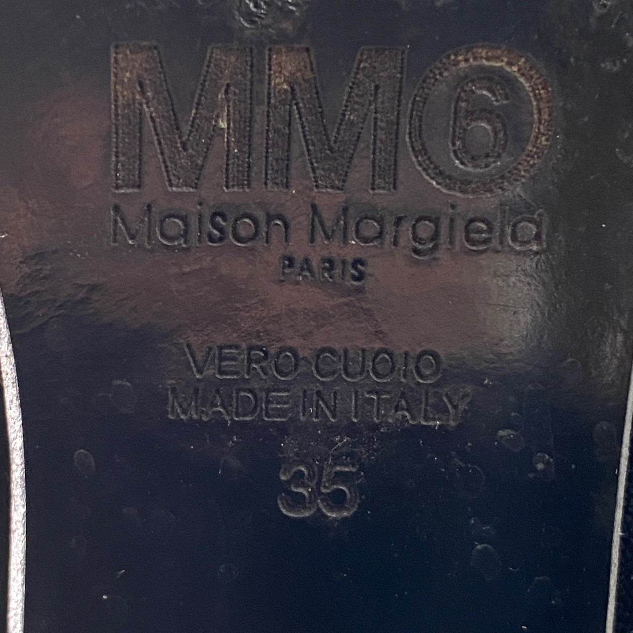 1A14 MM6 エムエムシックス パールストラップベロアブーツ 35 ブラック ベルベット サイドジップ Maison Margiela メゾンマルジェラ