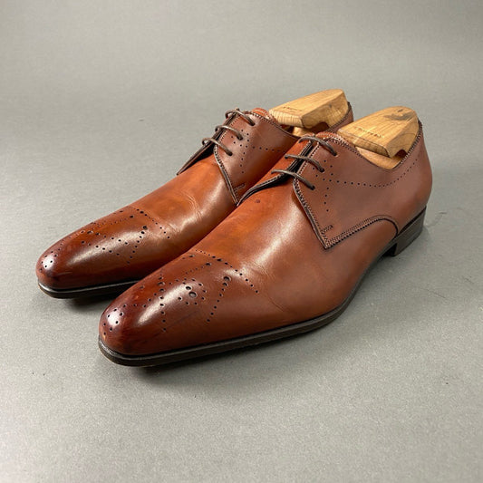 3c1 Santoni サントーニ イタリア製 ドレスシューズ ビジネス フォーマル 革靴 6 1/2 ブラウン レザー MADE IN ITALY