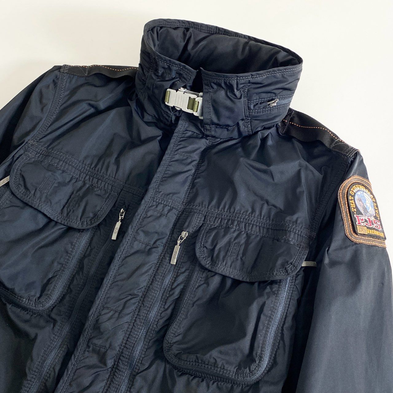 8b26 PARAJUMPERS パラジャンパーズ ジャケット ウィンドブレーカー XS ネイビー 防寒 トップス アウター 上着 メンズ