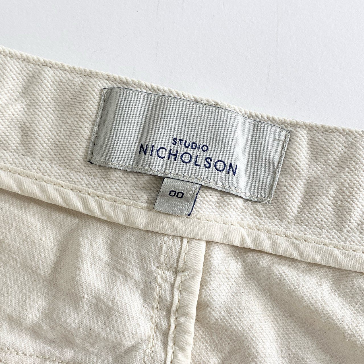 25c6 STUDIO NICHOLSON スタジオニコルソン SN-622 THE ALFINI PANT パンツ ボトム  00 ベージュ コットン