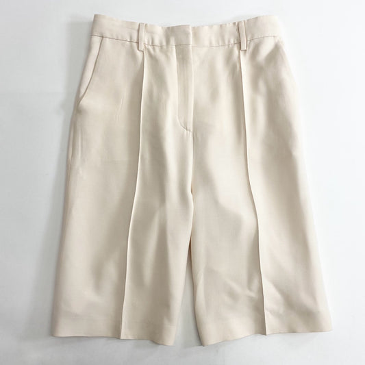 39c20 VALENTINO ヴァレンティノ センタープレス ハーフパンツ 40 / 165 ベージュ Half Pants イタリア製 ショートパンツ ショーツ