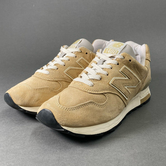 6c3 NEW BALANCE ニューバランス M1400BE USA製 スエード スニーカー 26cm ベージュ ローカット