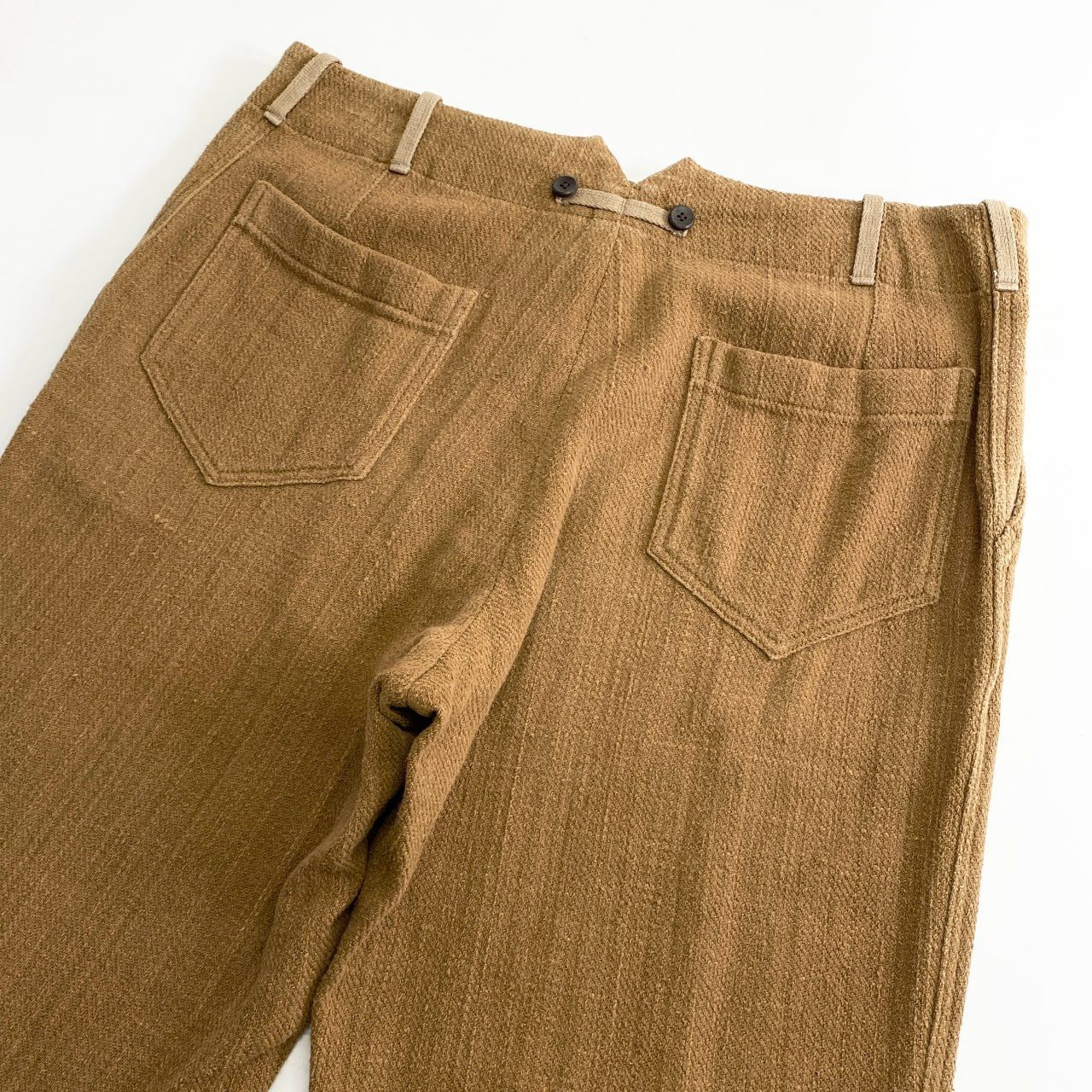 39c20 COLINA コリーナ コットンパンツ L ブラウン 日本製 ボトムス 162PT10 COTTON PANTS コインポケット