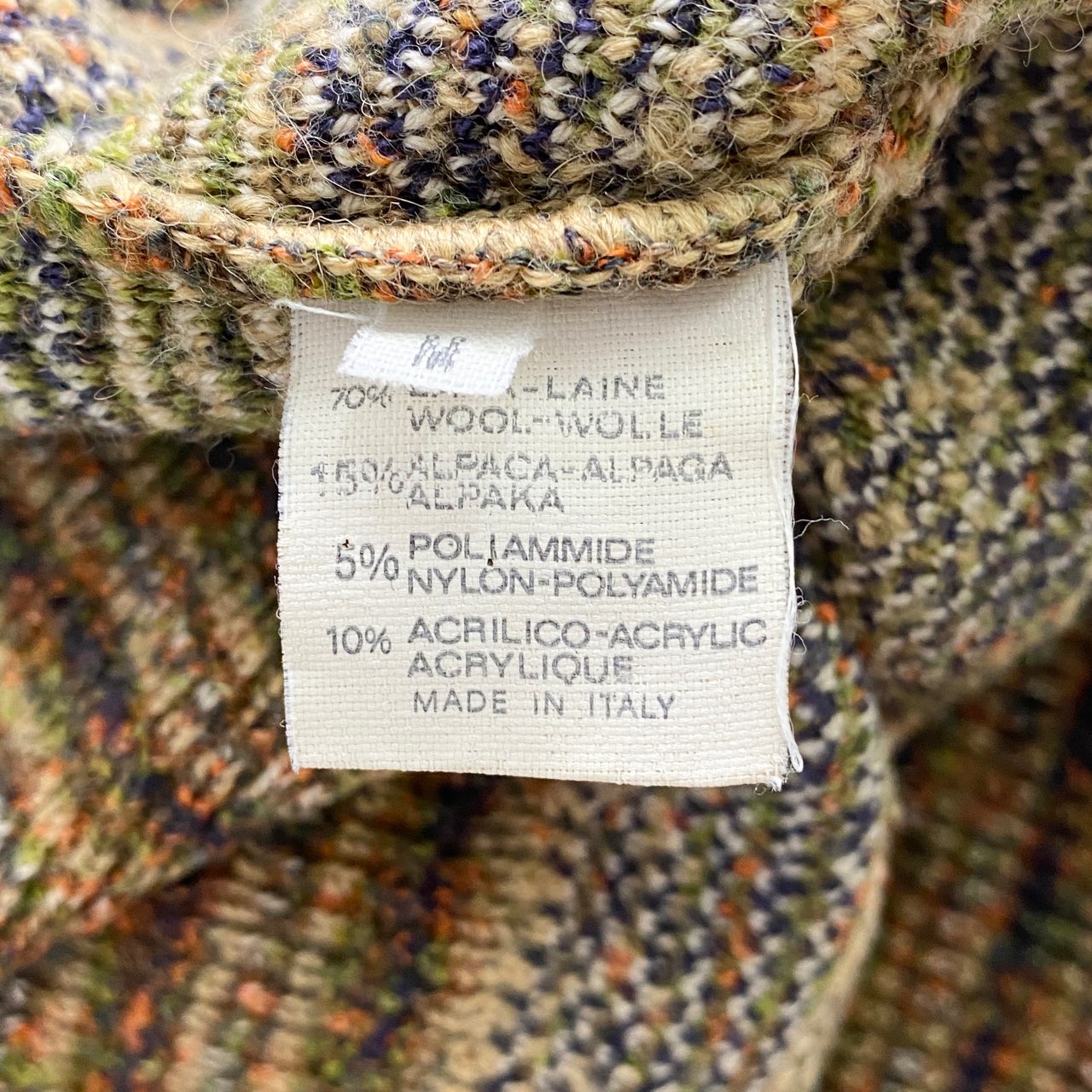 64L7 MISSONI ミッソーニ EXAMPLE エグザンプル ボトルネックニットトップ M グリーン