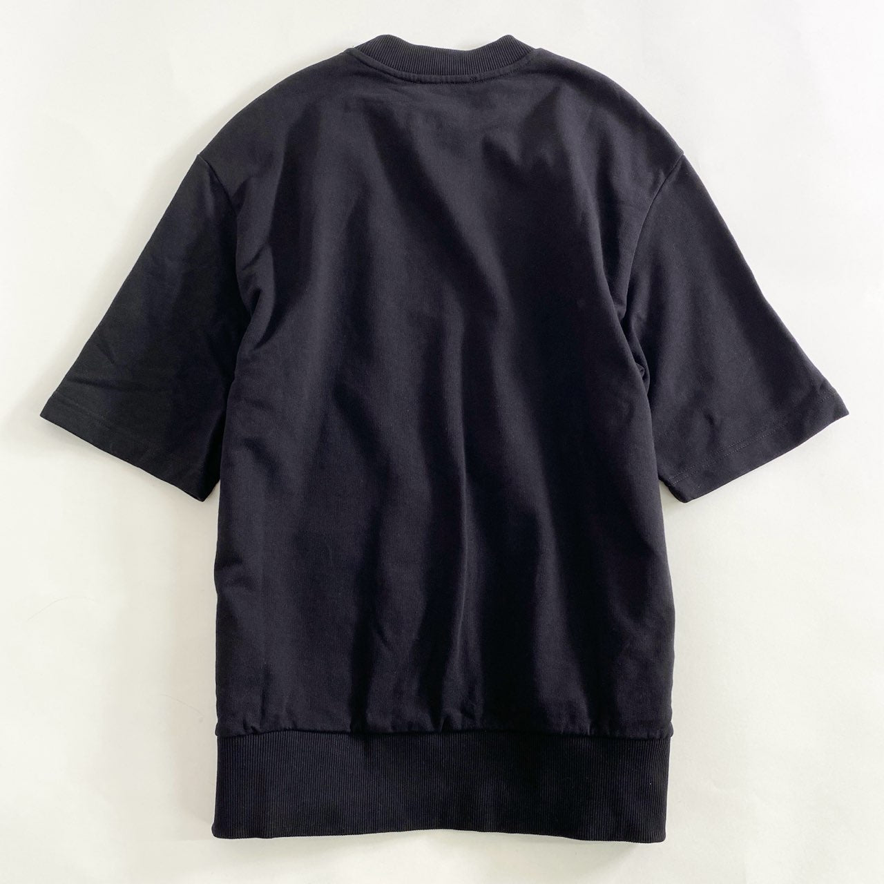 64L7《美品》DIESEL ディーゼル スウェットTシャツ M《180》 ブラック 半袖 カットソー バーコード