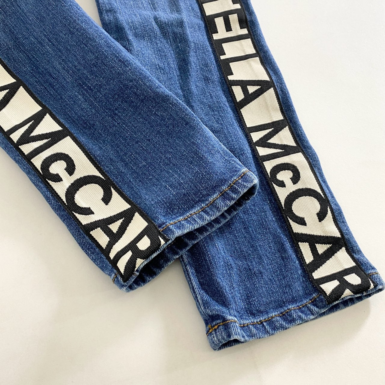 57L2 STELLA McCARTNEY ステラマッカートニー サイドラインストレッチデニムスキニーパンツ 24 インディゴ ジーンズ DENIM PANTS