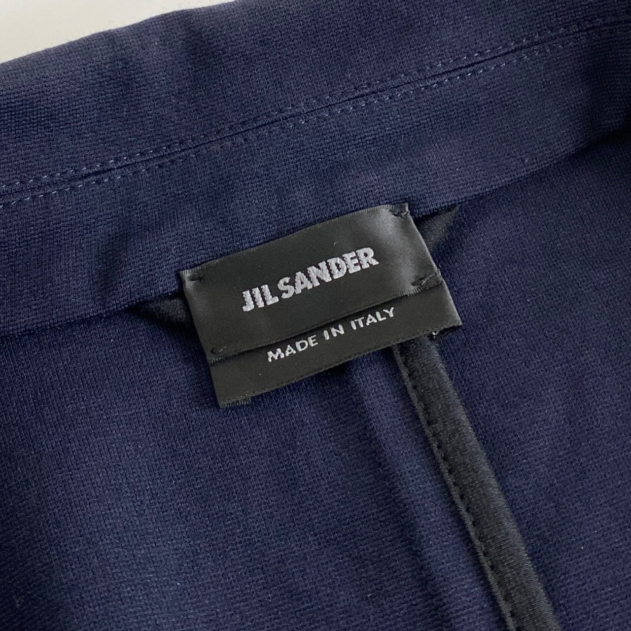 10a17 イタリア製 JIL SANDER ジルサンダー セットアップスーツ 上下セット M ネイビー メンズ ジャケット ロングパンツ