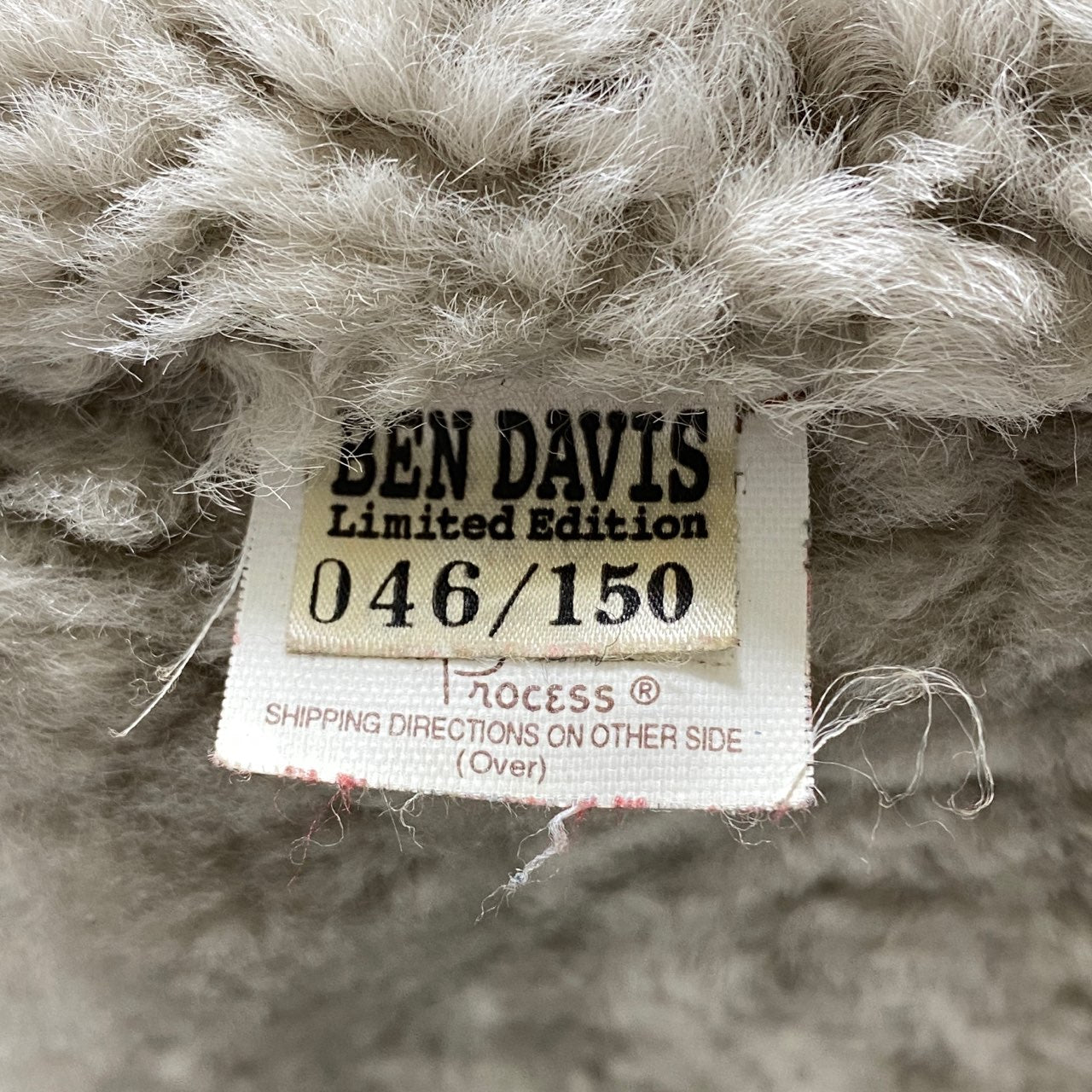 14a29 BEN DAVIS ベンデイビス × Schott ショット  世界150着限定 ムートンコート レザーコート リアルムートン 羊革 フード取り外し可能 40 ブルー メンズ 紳士服