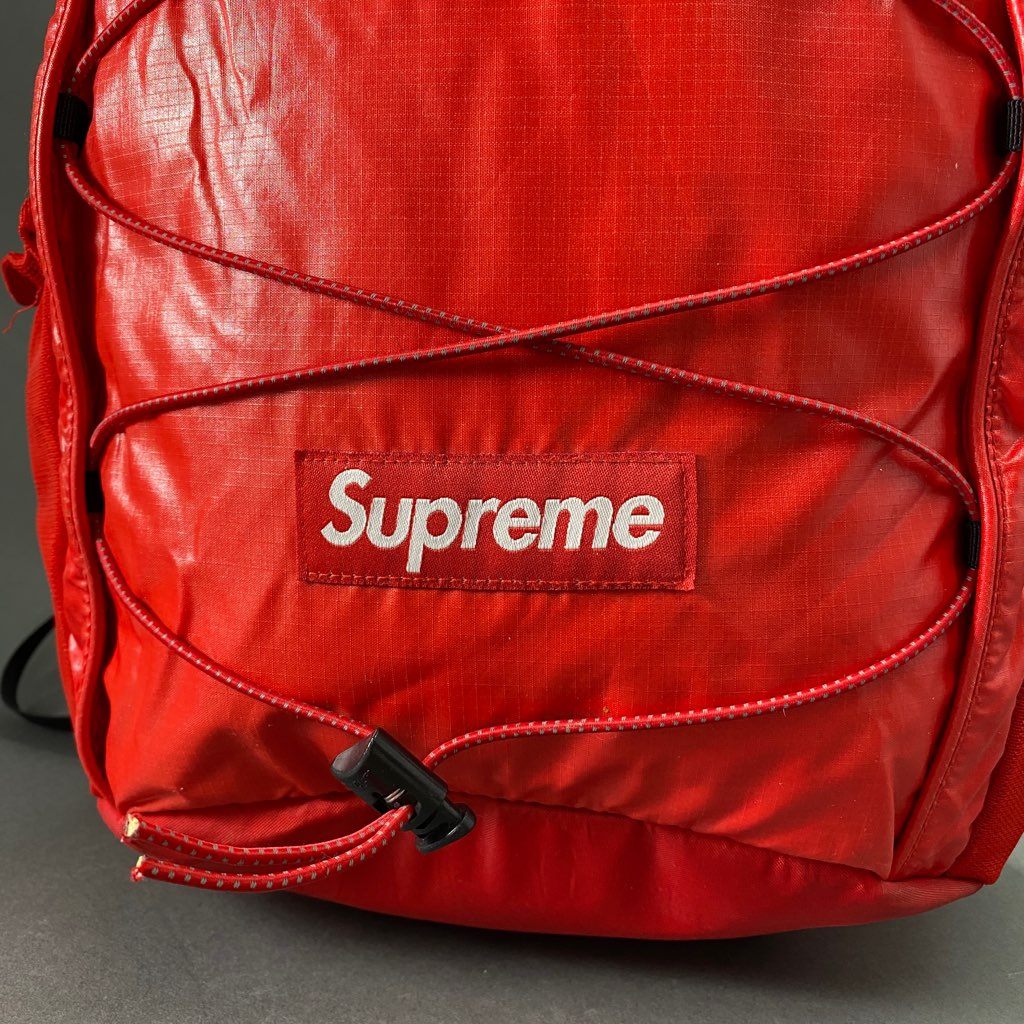 Bb8 Supreme シュプリーム 17FW バックパック リュック  レッド CORDURA コーデュラナイロン BOXロゴ