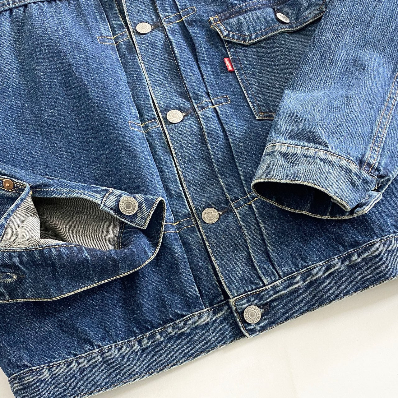 63L12 Levi’s リーバイス 506XX 1st ファースト 復刻 90’s デニムジャケット 40 インディゴ Gジャン DENIM