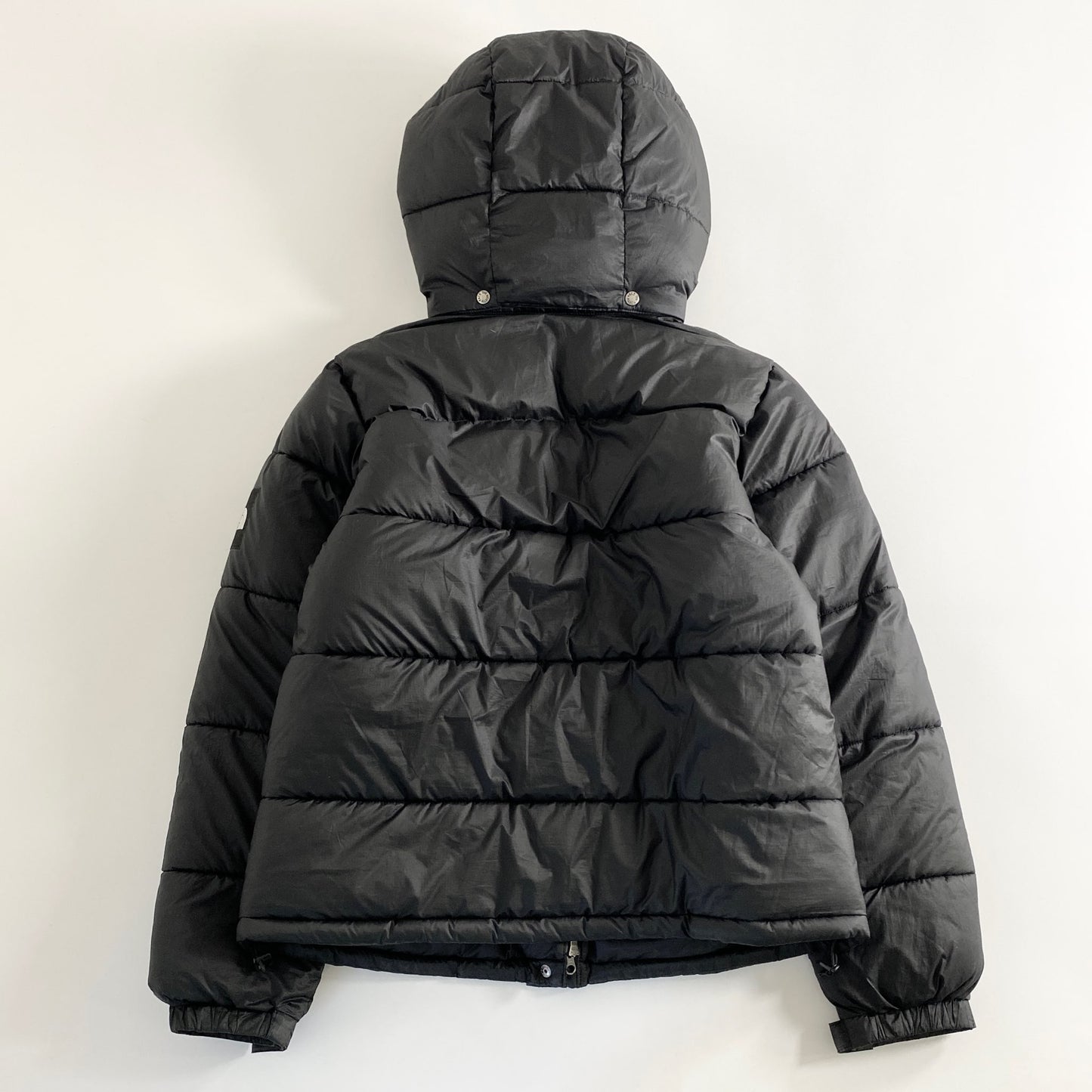 14a18 THE NORTH FACE ノースフェイス 中綿ジャケット キャンプシェラショート NYW82032 パーテックス L ブラック レディース トップス アウター