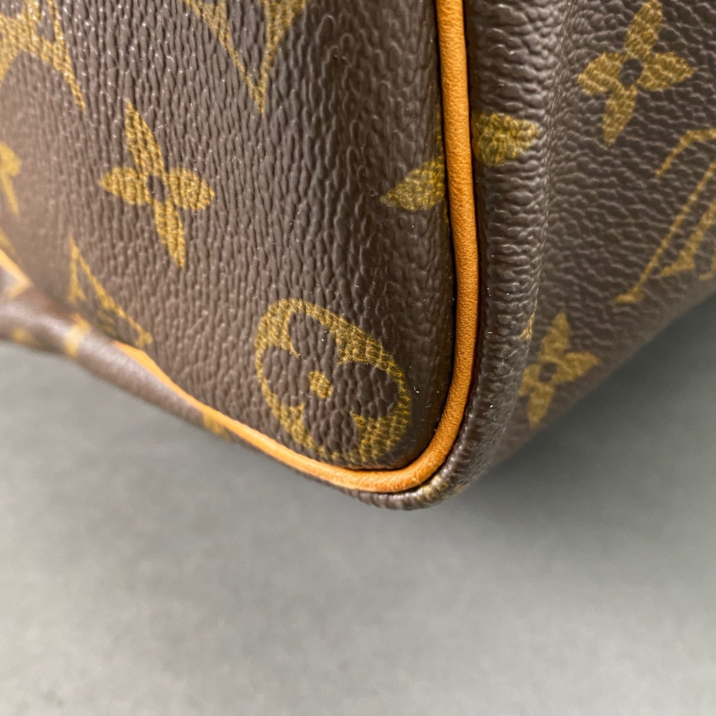 a26 LOUIS VUITTON ルイヴィトン M41524 モノグラム スピーディ 35 モノグラムキャンバス ミニボストンバッグ ハンドバッグ ブラウン MB0022