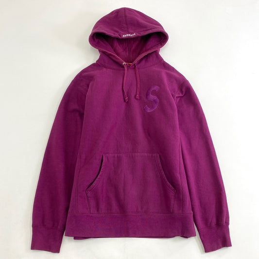 63k9 Supreme シュプリーム 20AW S Logo Hoodie Sweatshirt Sロゴ スウェットシャツ パーカー L パープル コットン ストリート スケーター