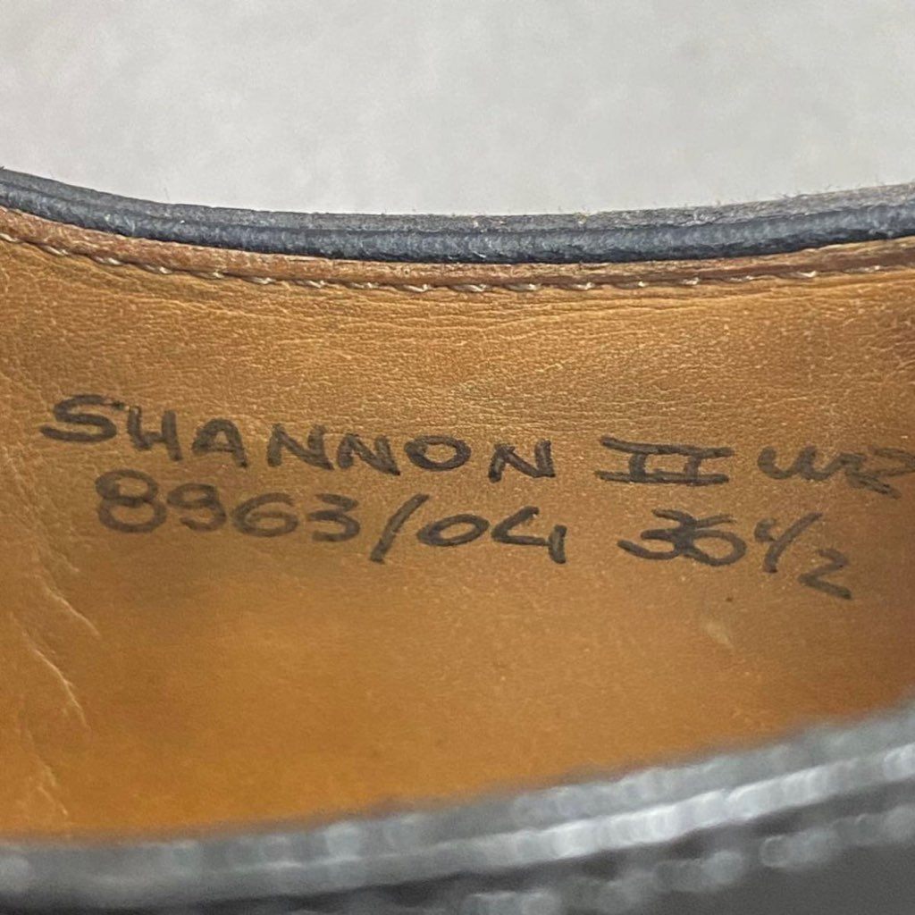 12i11 イタリア製 Church's チャーチ Shannon シャノン ドレスシューズ ビジネス 革靴 レザー  36 1/2 レディース 女性用 ブラック