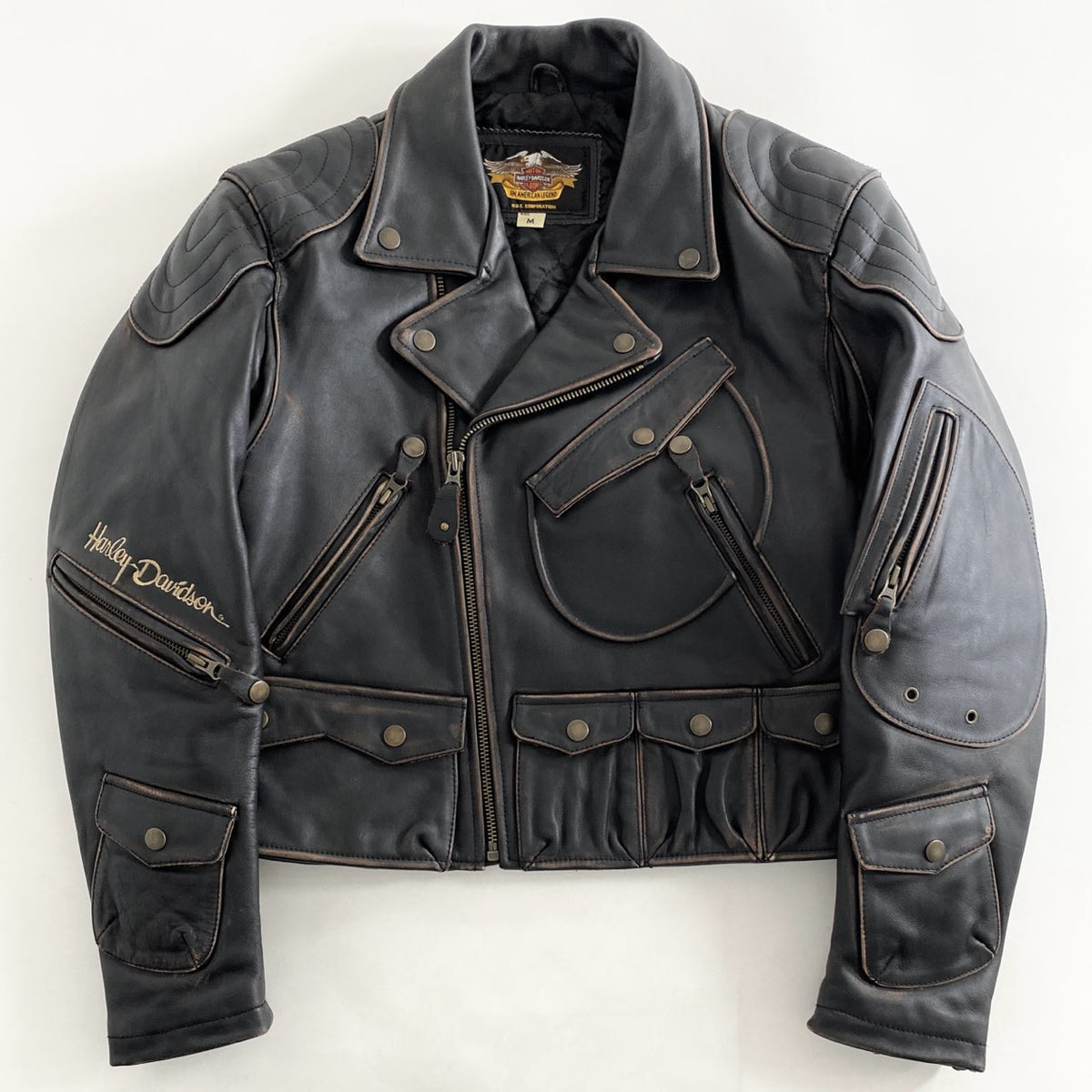 3l8 HARLEY-DAVIDSON ハーレーダビッドソン ダブルライダース レザー 