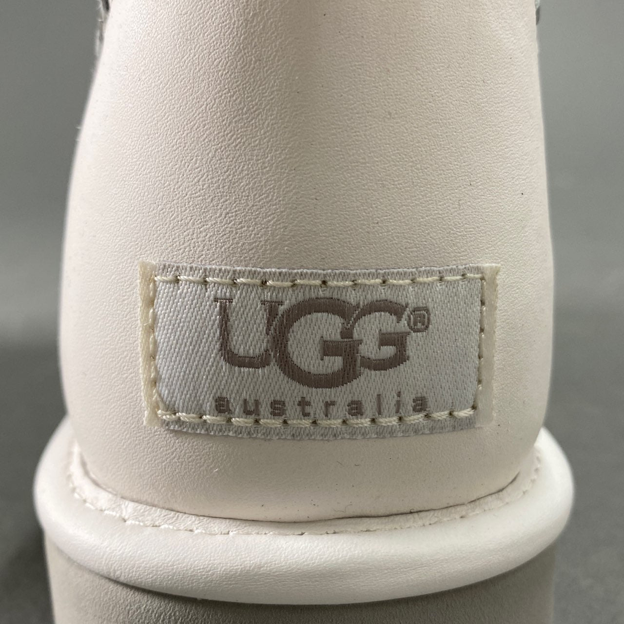 4L6 UGG アグ ショートブーツ 27 ホワイト メンズ クラシックミニ 裏ボア