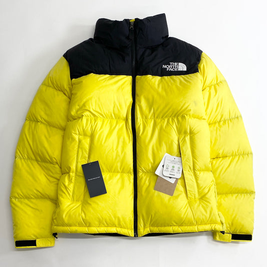 71k11 《新品タグ付き》THE NORTH FACE ザノースフェイス ヌプシ ダウンジャケット XL イエロー×ブラック ND92234