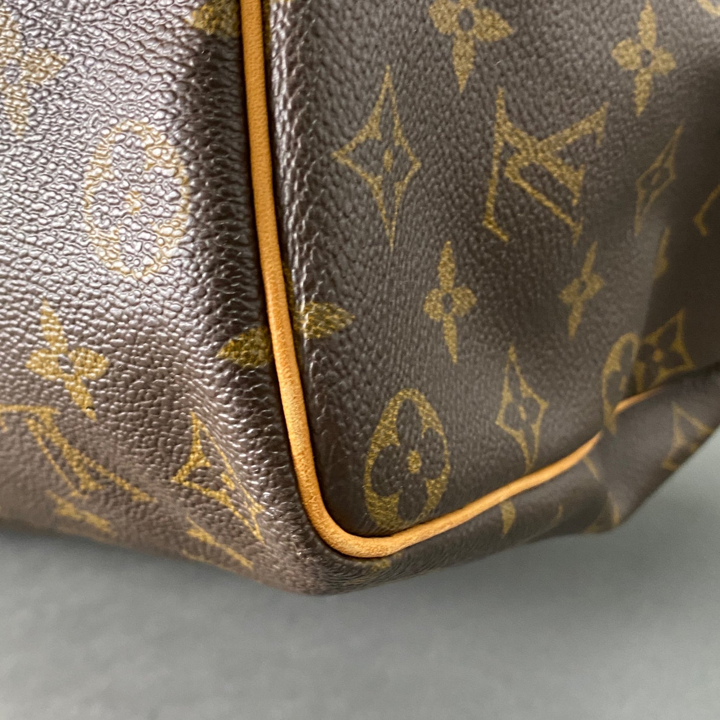 a26 LOUIS VUITTON ルイヴィトン M41524 モノグラム スピーディ 35 モノグラムキャンバス ミニボストンバッグ ハンドバッグ ブラウン MB0022