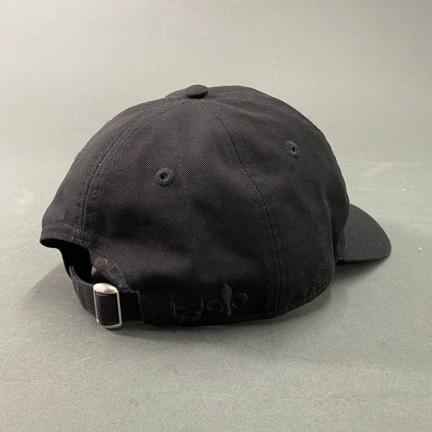 k7 LUCIEN PELLAT-FINET ルシアンぺラフィネ NEWERA ニューエラ 6パネルキャップ バックベルト F ブラック コットン 刺繍ロゴ