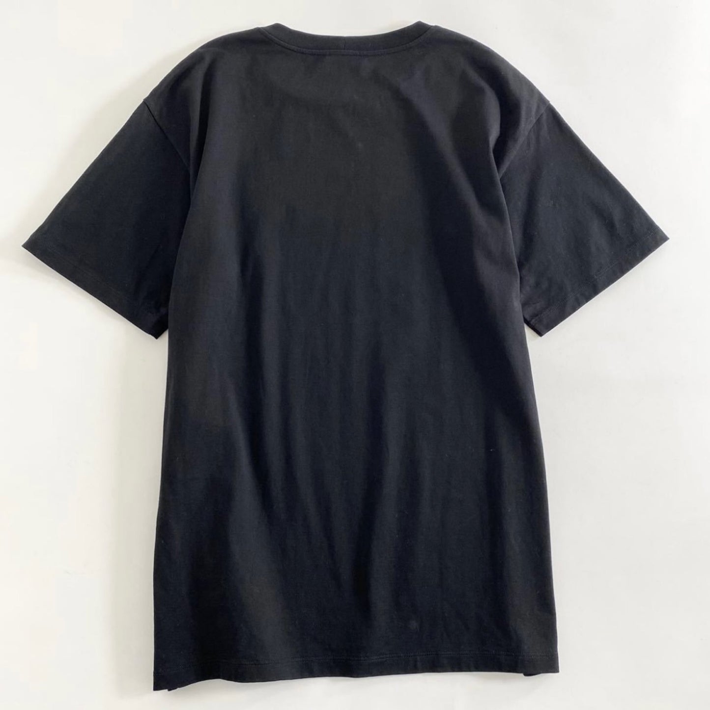 55i27 《美品》 CELINE セリーヌ ロゴプリント Tシャツ XS ブラック メンズ 半袖 tee カットソーイタリア製 コットン