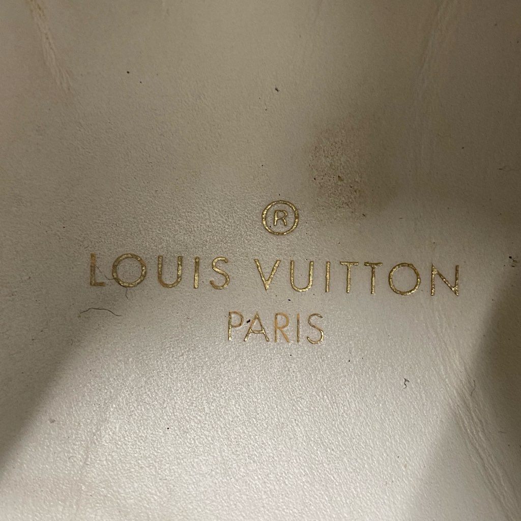 6c5 LOUIS VUITTON ルイヴィトン モノグラムブラスター スニーカー 6 ホワイト カーフスキン LV イタリア製 シューズ