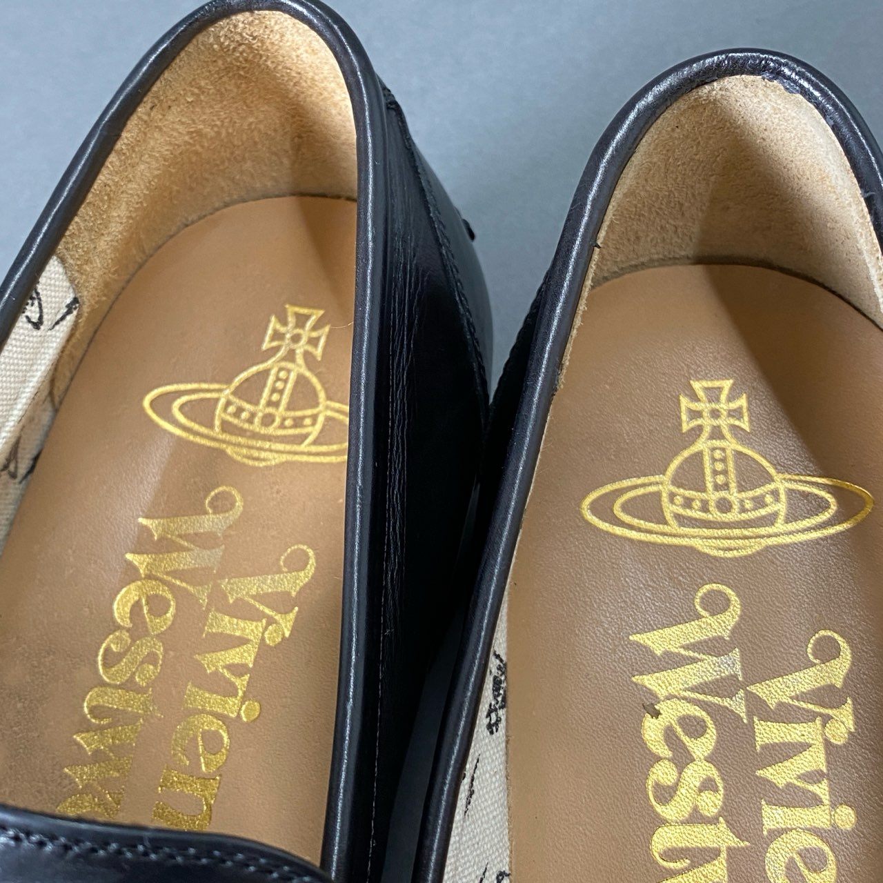 1c3 Vivienne Westwood ヴィヴィアン ウエストウッド オーブローファー 41 ブラック レザー シューズ ORB DETAIL イタリア製