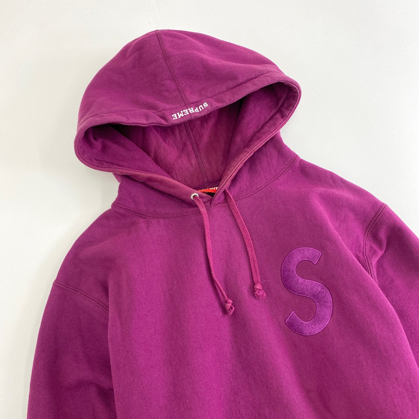 63k9 Supreme シュプリーム 20AW S Logo Hoodie Sweatshirt Sロゴ スウェットシャツ パーカー L パープル コットン ストリート スケーター