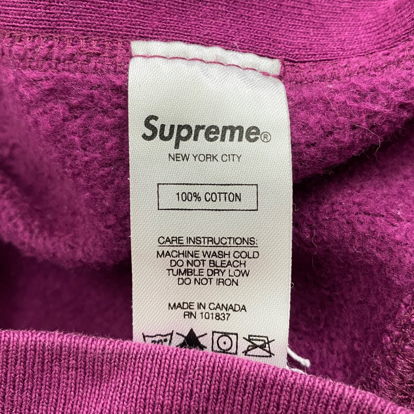 63k9 Supreme シュプリーム 20AW S Logo Hoodie Sweatshirt Sロゴ スウェットシャツ パーカー L パープル コットン ストリート スケーター