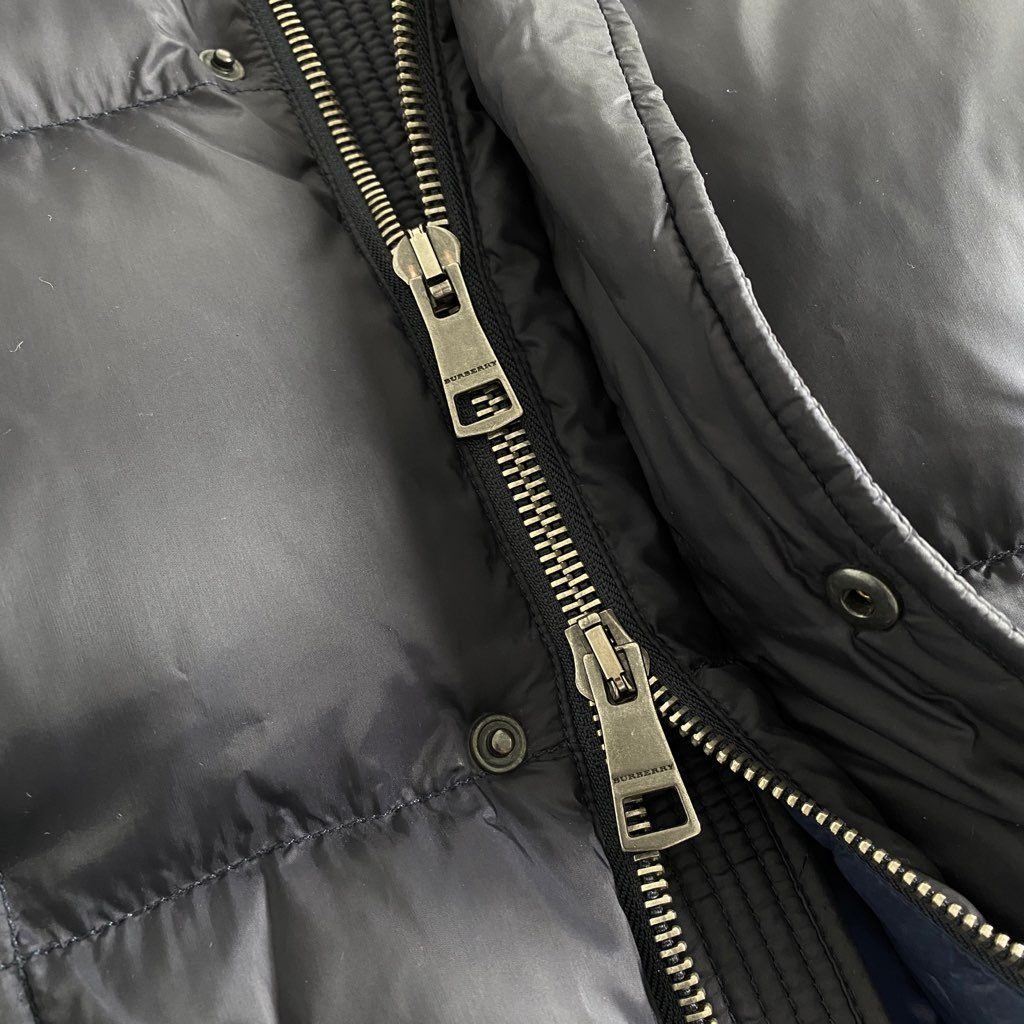 18b3 BURBERRY BRIT バーバリー ブリット ダウンコート S ネイビー アウター ダウンジャケット GOOSE DOWN COAT