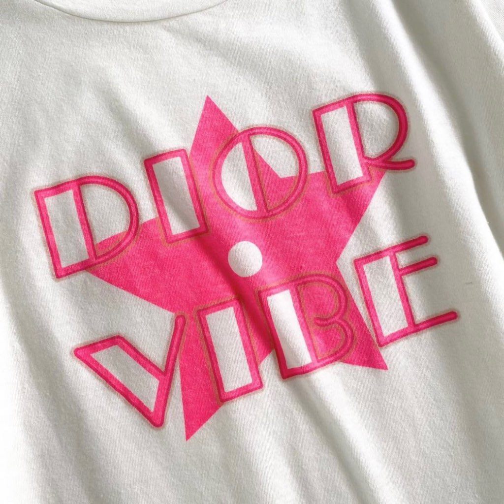 33f1 イタリア製 22ss Christian Dior クリスチャンディオール DIOR VIBE ディオール ヴァイブ 半袖Tシャツ カットソー BEE 蜂 サイズXS