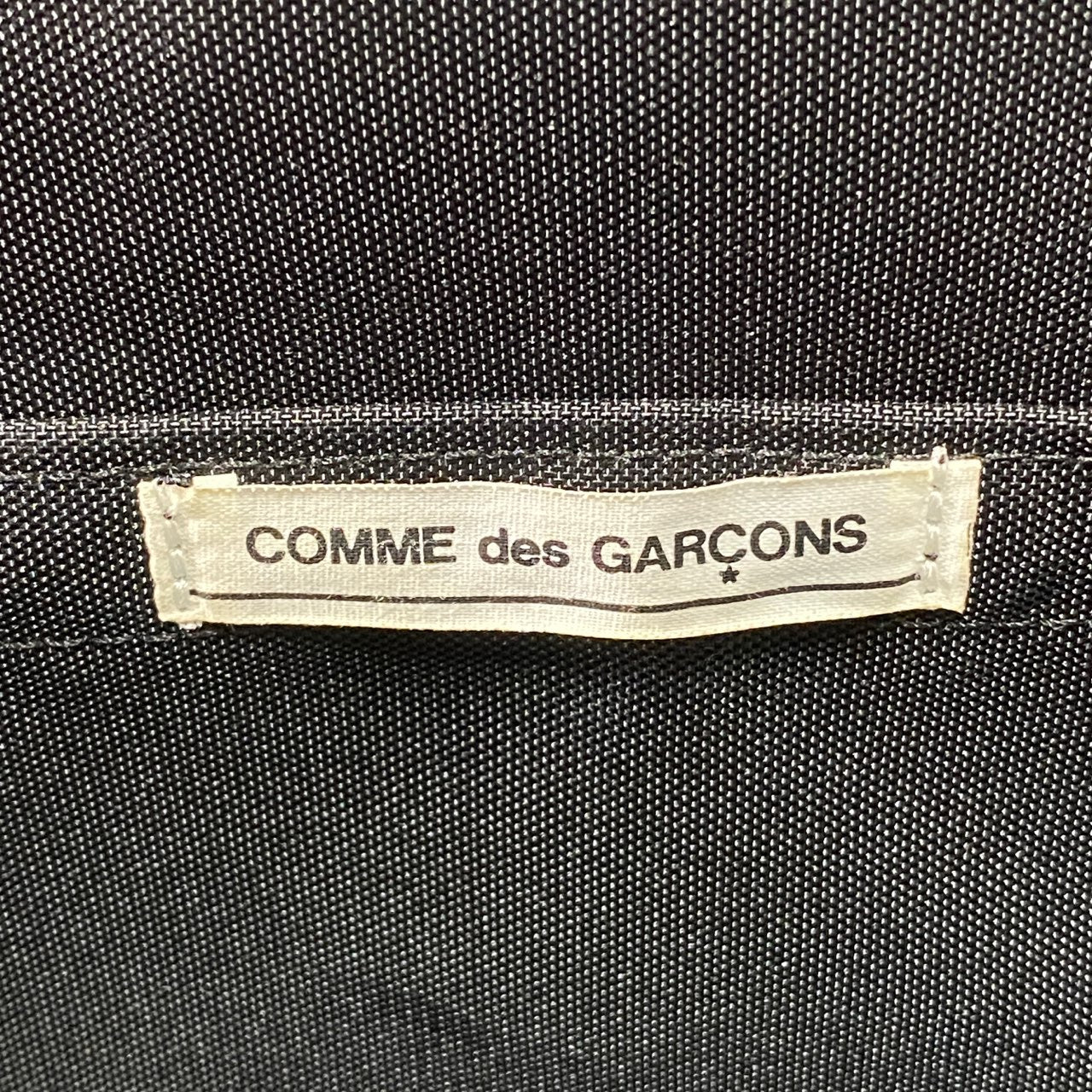 BL9《美品》COMME des GARCONS コムデギャルソン スクールバッグ 青山バッグ ブラック レザー ワンショルダーバッグ