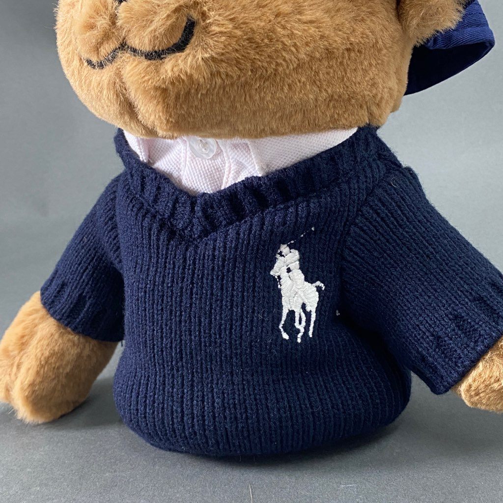 78b10 《美品》 POLO RALPH LAUREN ポロラルフローレン ポロベア ドライバー ヘッドカバー ぬいぐるみ POLO GOLF ゴルフ用品 ネイビー