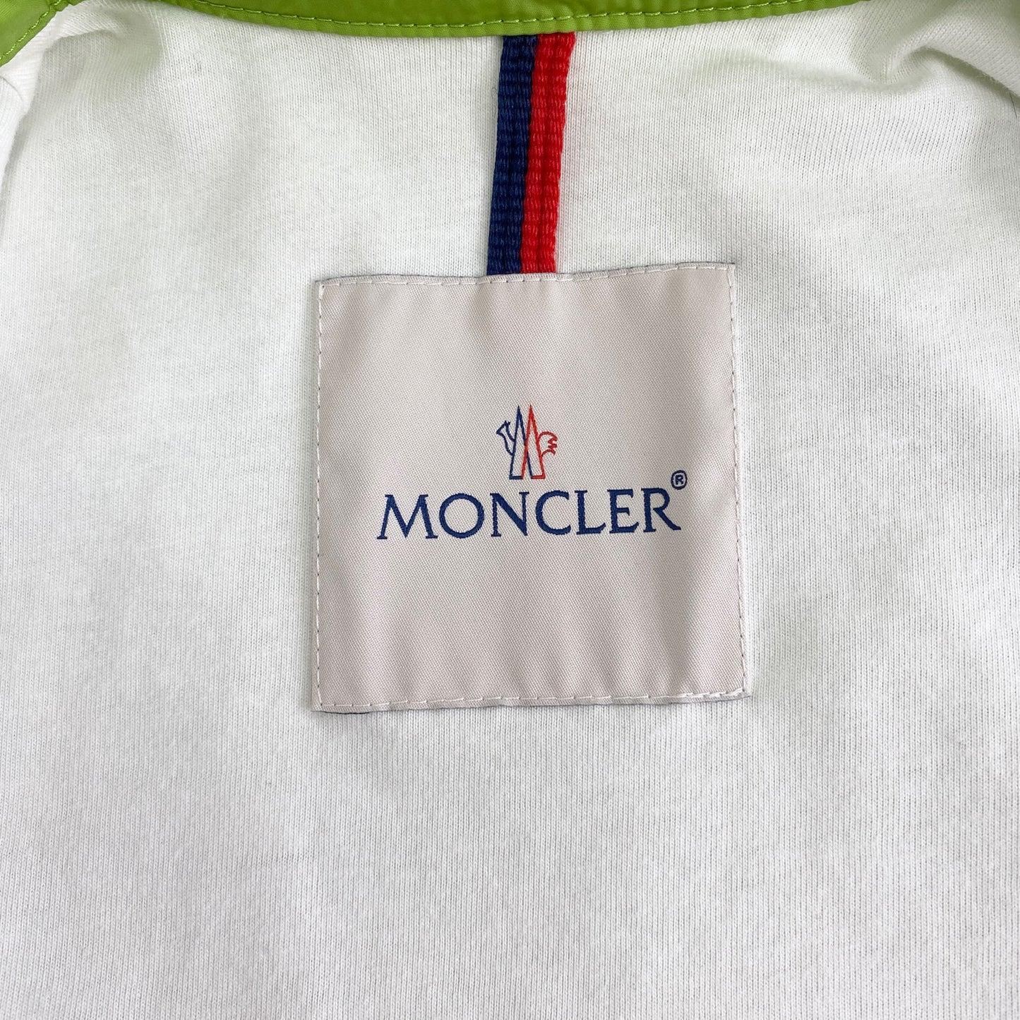 63k9 MONCLER モンクレール Kids Logo Patch Tazer Gilet Vest ジレベスト H19511A00026 3A グリーン 子供服 キッズ ベビー服