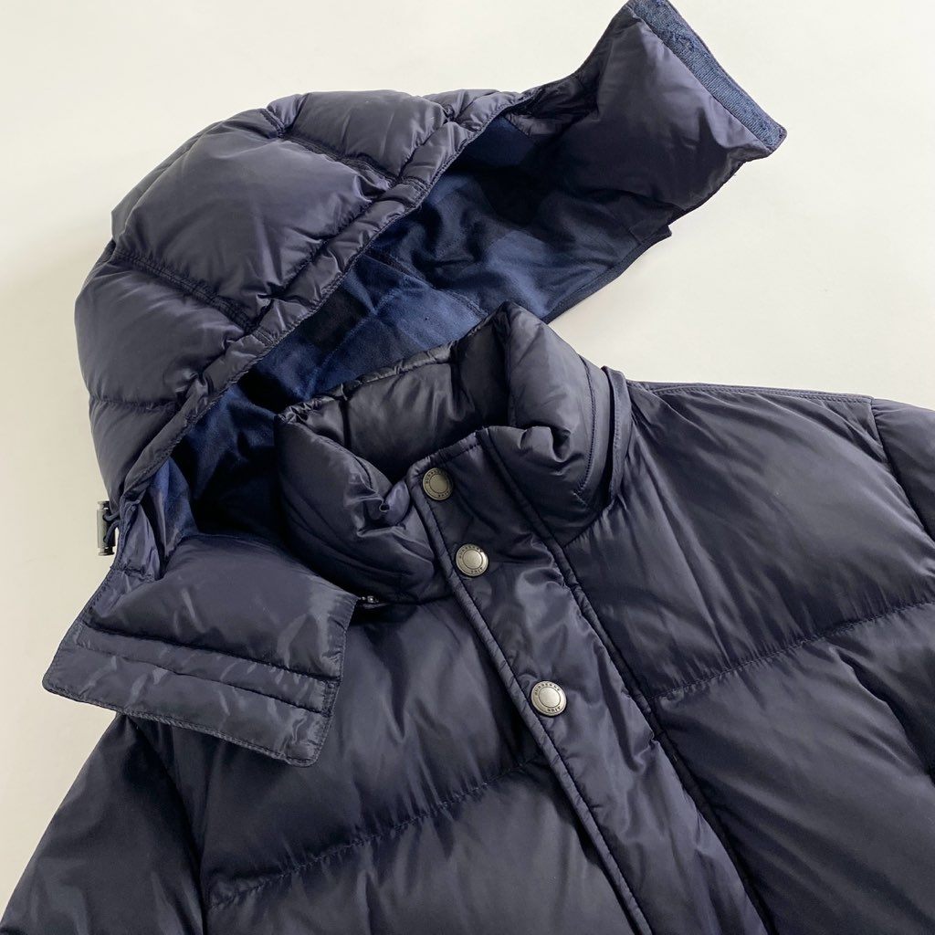 18b3 BURBERRY BRIT バーバリー ブリット ダウンコート S ネイビー アウター ダウンジャケット GOOSE DOWN COAT