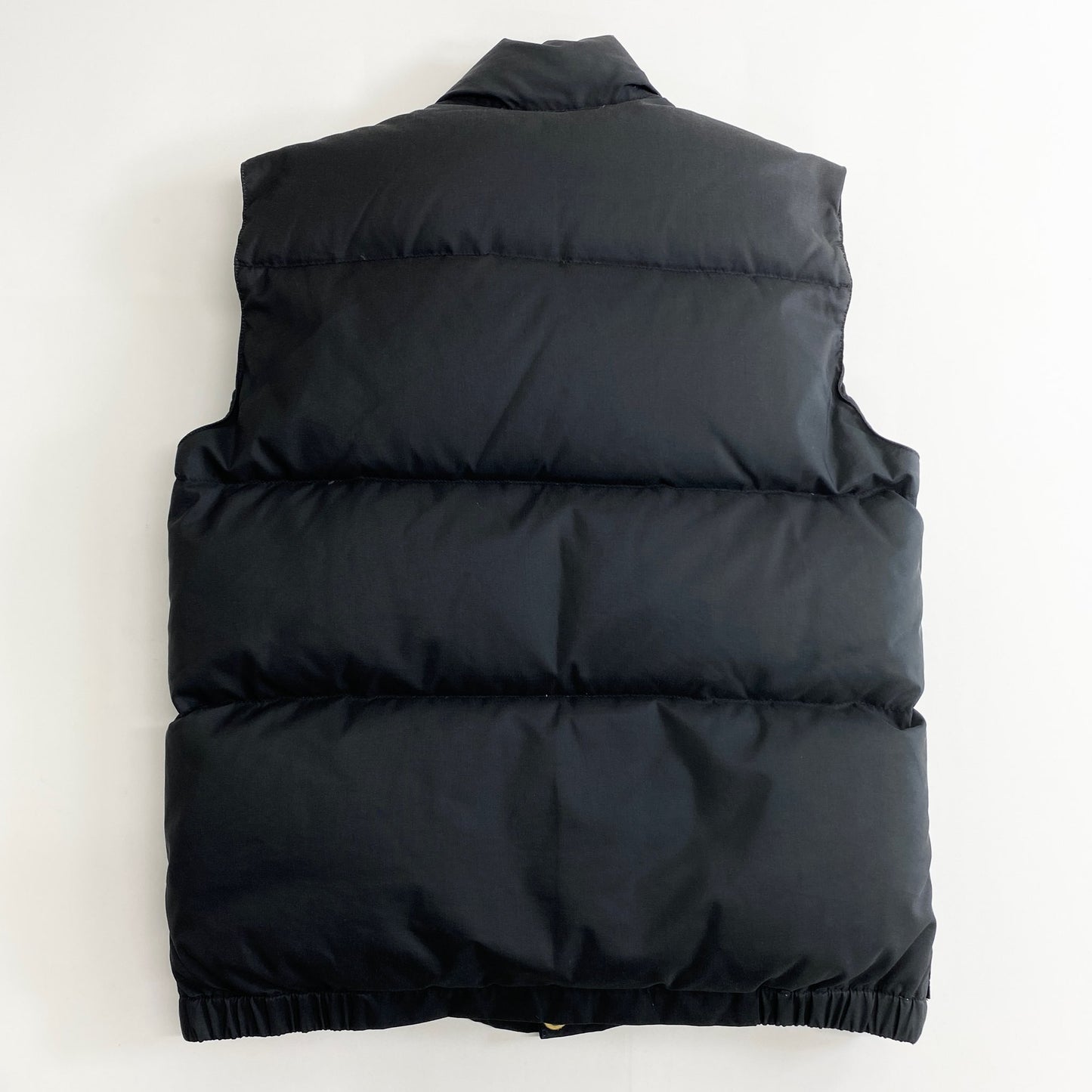 73k12《美品》Crescent Down Works クレセントダウンワークス USA製 グースダウンベスト S ブラック GOOSE DOWN VEST