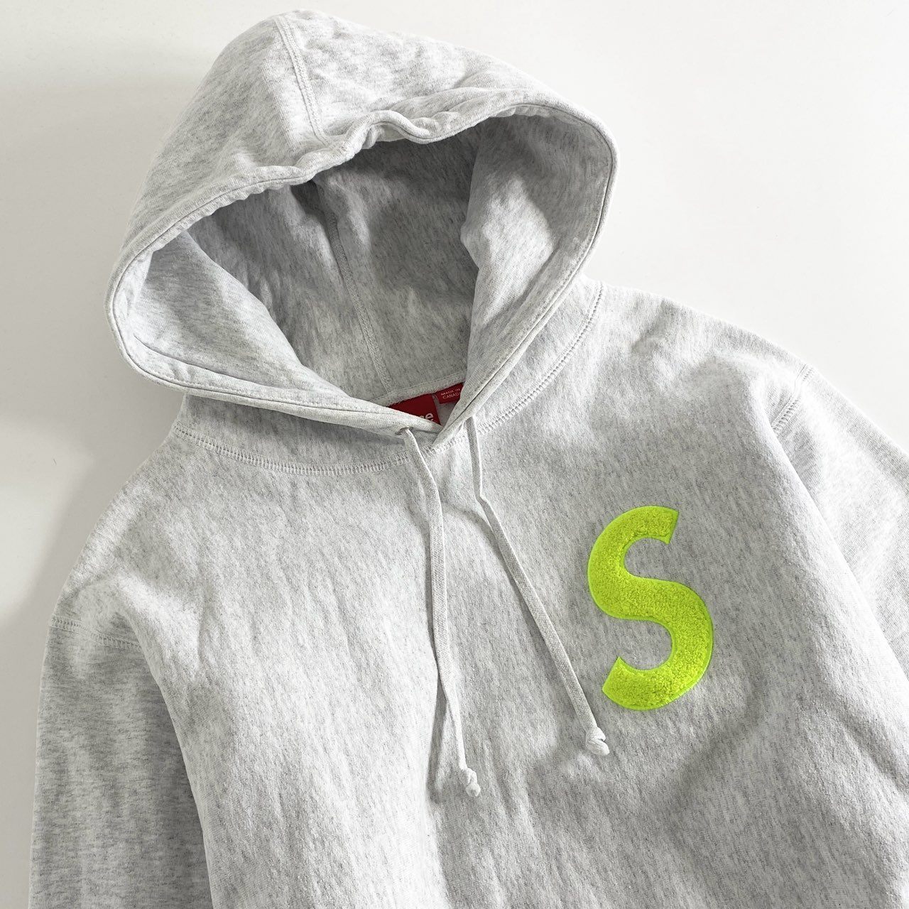 37c2-2 SUPREME シュプリーム 19AW S Logo Hooded Sweatshirt Sロゴ フーデッドスウェットシャツ パーカー プルオーバー フーディ L グレー コットン