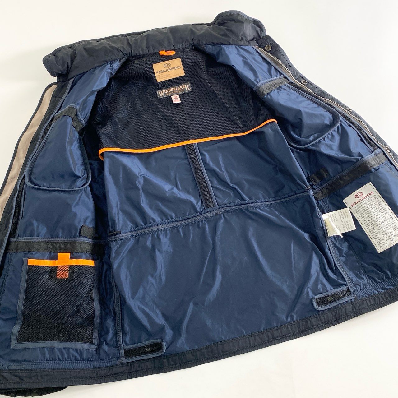 8b26 PARAJUMPERS パラジャンパーズ ジャケット ウィンドブレーカー XS ネイビー 防寒 トップス アウター 上着 メンズ