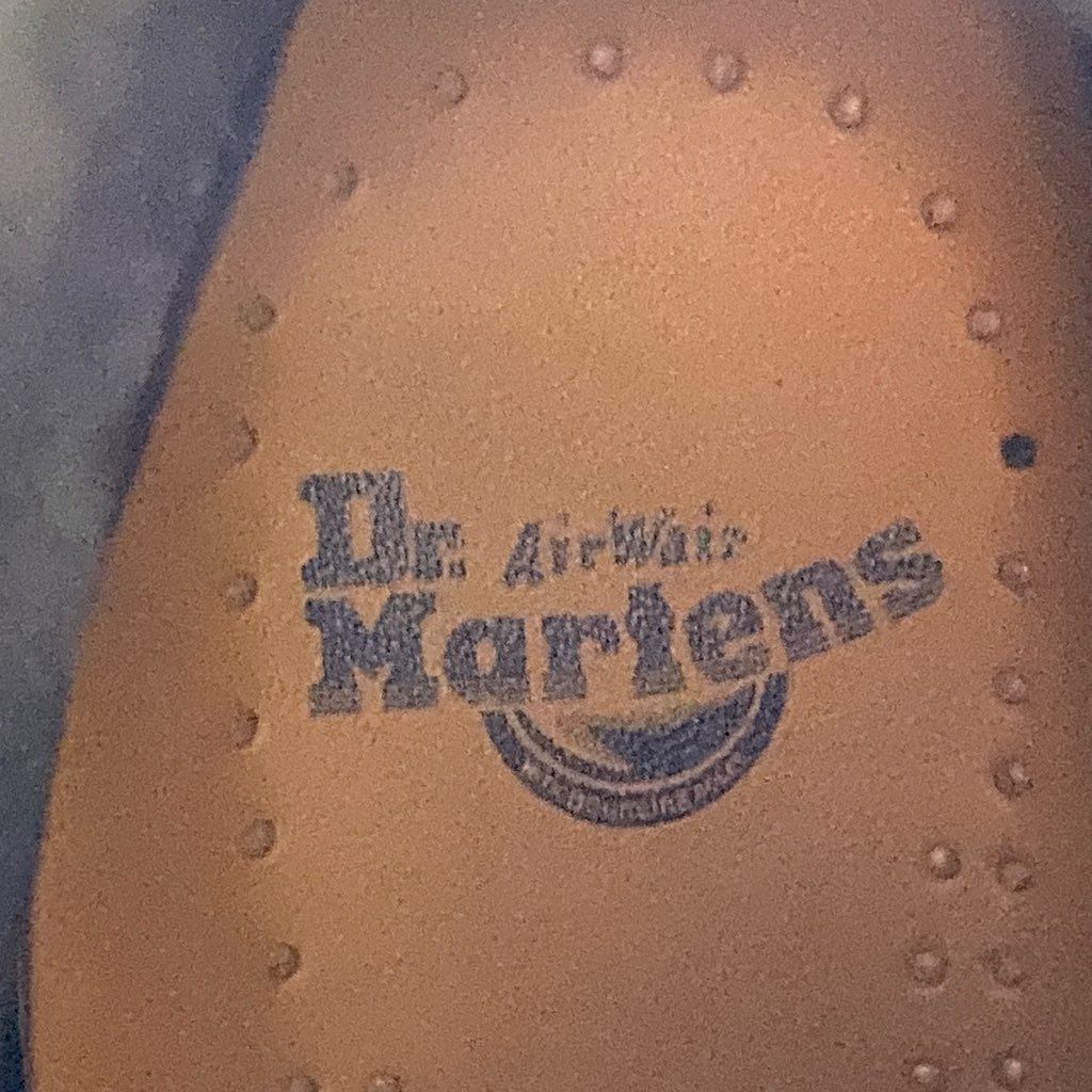 3c6 《美品》 Dr.Martens ドクターマーチン 8ホールブーツ US 5 ブラック レザー シューズ レースアップ 8eye boots