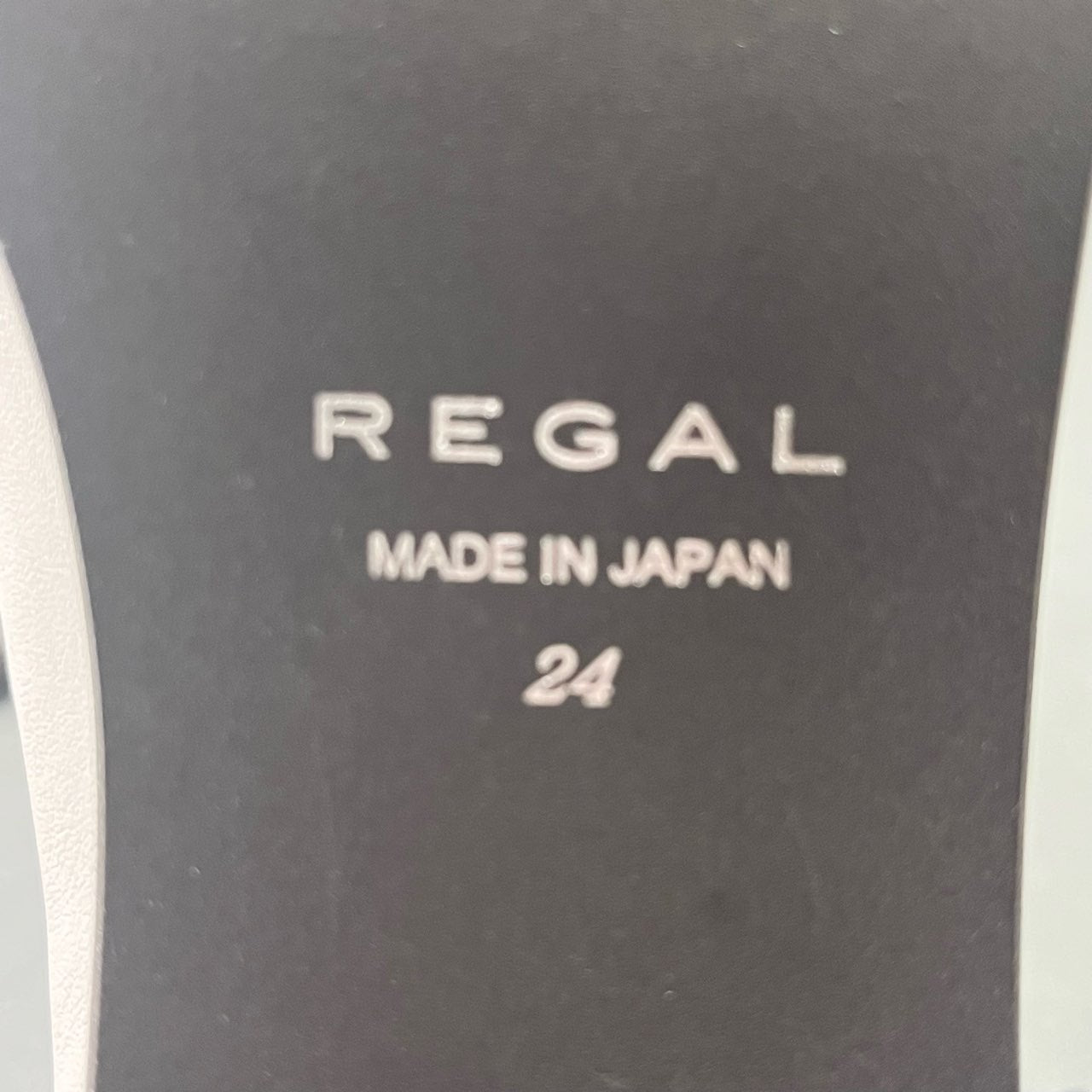 2c3 《美品》 REGAL リーガル レザー コインローファー 24 ホワイト 日本製 シューズ ドレスシューズ