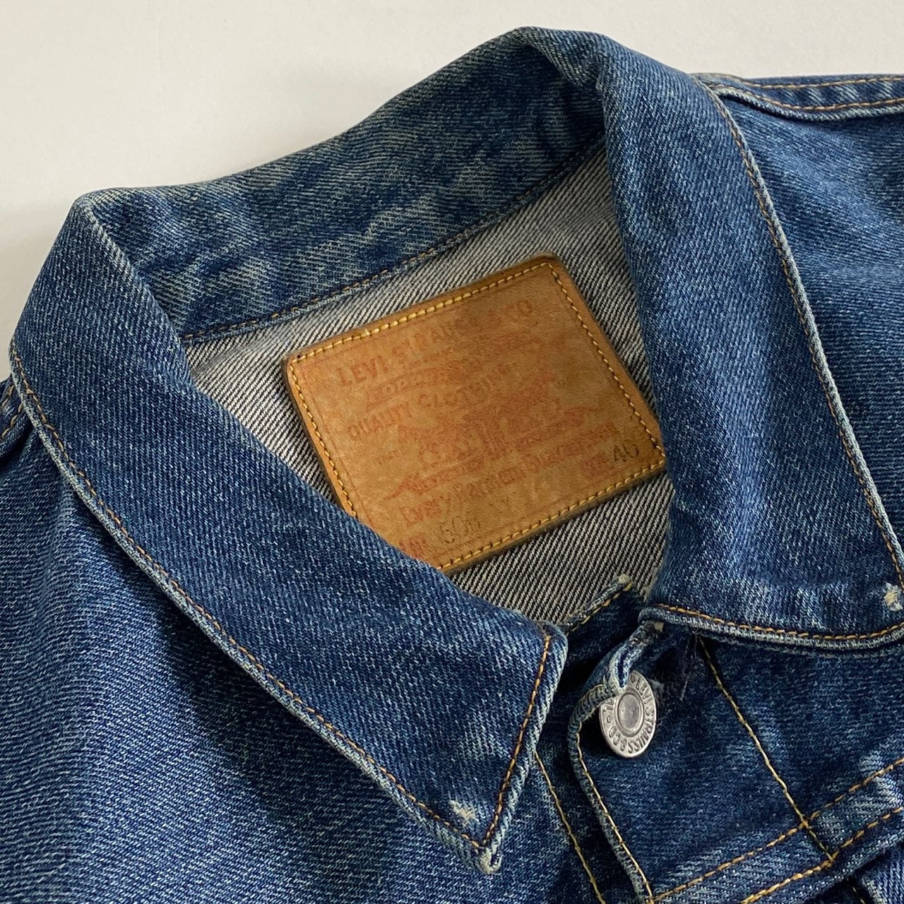 63L12 Levi’s リーバイス 506XX 1st ファースト 復刻 90’s デニムジャケット 40 インディゴ Gジャン DENIM